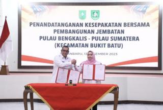 Pembangunan Jembatan Pulau Bengkalis - Pulau Sumatera Disepakati, Target Selesai 5 Tahun