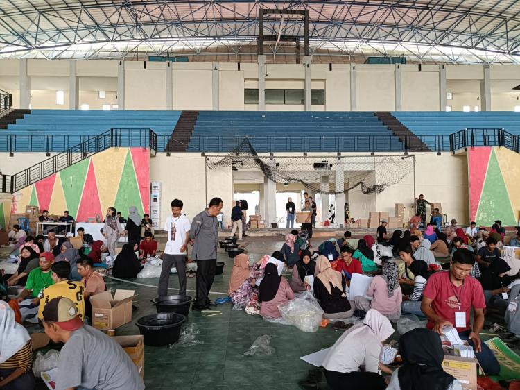 Kawal Penyortiran dan Pelipatan Surat Suara Pemilu 2024, Bawaslu Inhil Turunkan 5 Pengawas