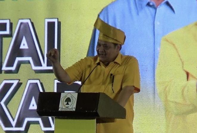 Airlangga Hartanto Hadiri Rapat Konsolidasi Partai Golkar di Pekanbaru, Target 50 Persen Ditangan Prabowo-Gibran
