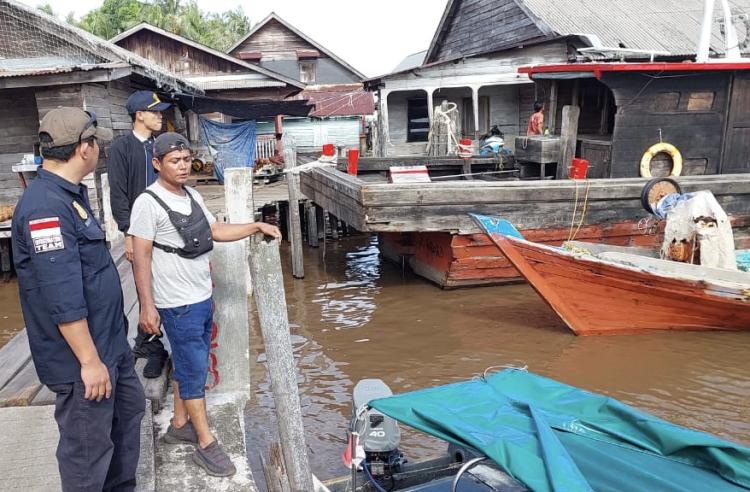 Cegah Imigran Gelap dan Penyeludupan Manusia, Kanim Kelas II TPI Selatpanjang Sisir Pulau Terluar di Meranti