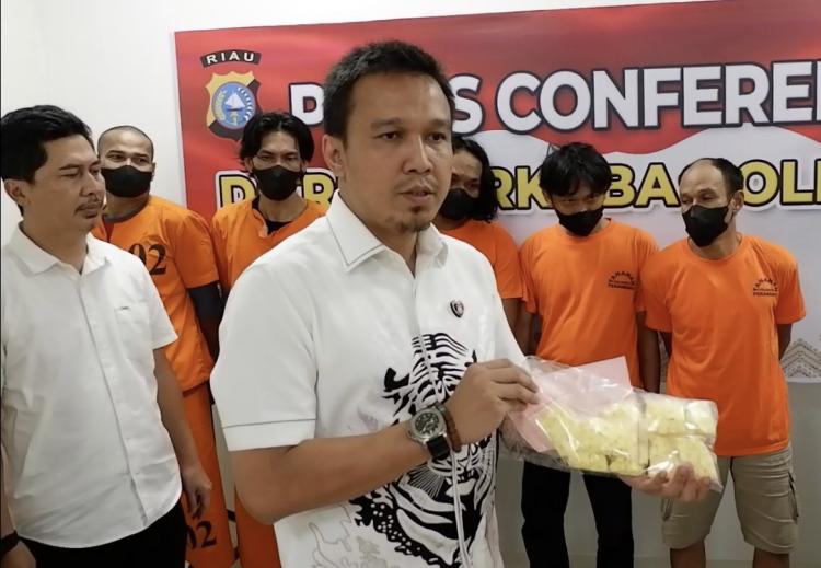 Polisi Gagalkan Penyelundupan Narkoba Jaringan Internasional di 3 TKP, 7 Kg Sabu dan Ratusan Pil Ekstasi Diamankan