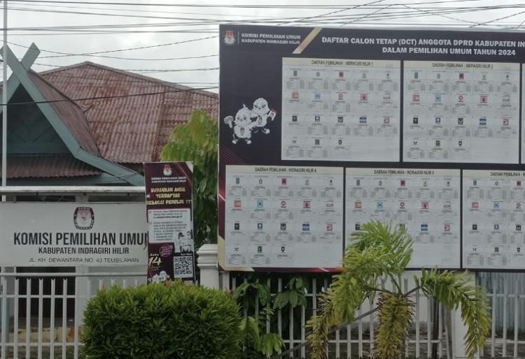 Proses Pemungutan Suara di Inhil Berjalan Aman dan Lancar, Rekapitulasi Dimulai Besok