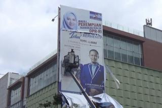 Masa Tenang Pemilu 2024, Pembersihan APK di Pekanbaru Capai 90 Persen
