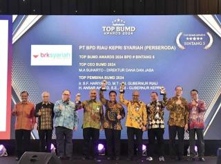 BRK Syariah Raih 4 Penghargaan pada Ajang TOP BUMD Awards 2024