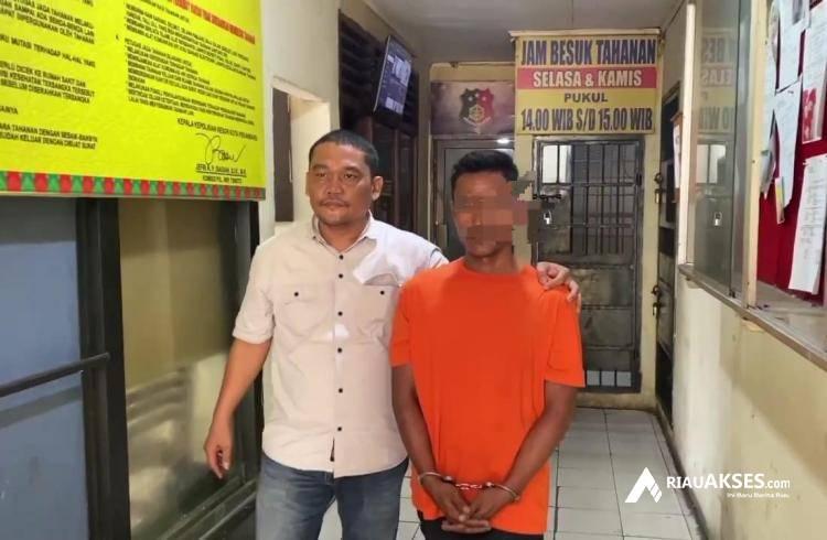 Pelaku Pengancaman Menggunakan Sajam di Pekanbaru Berhasil Diamankan Polsek Bukit Raya