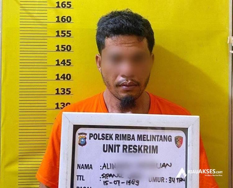 Baru Menjabat Kapolsek Rimba Melintang Ipda Andrianto Kembali Bekuk Pelaku Curanmor di Rohil