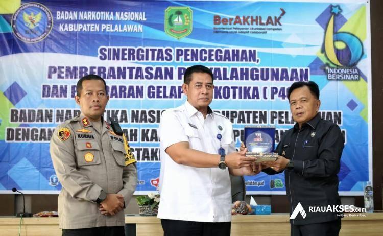 Bangun Sinergitas, Plt Bupati Kepulauan Meranti Asmar Terima Kunker dan Silaturahmi BNNK Pelalawan