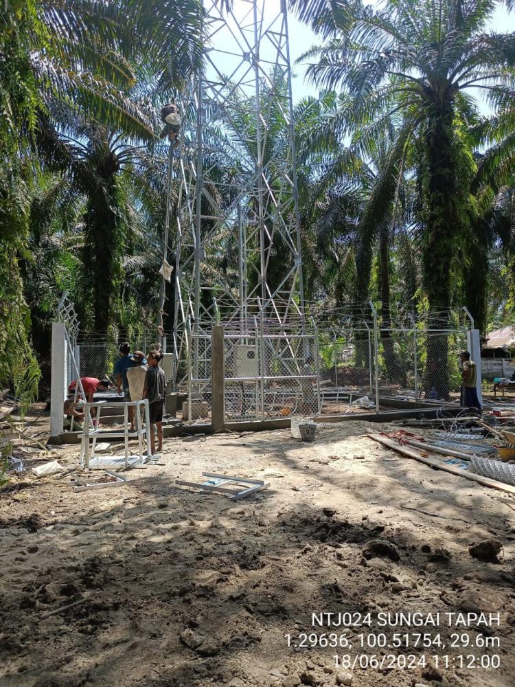 Pemkab Rohil Hadirkan Tower Seluler di Dua Desa