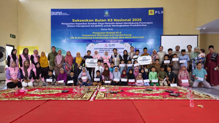 YBM dan Srikandi PLN Santunan Anak Yatim dan Dhuafa di Bengkulu