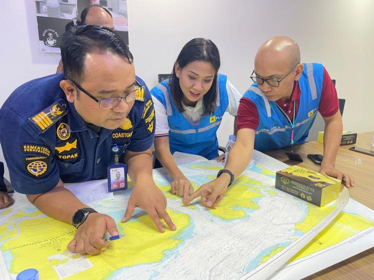 Jaga Keandalan OBVITNAS, PLN Lakukan Inspeksi SMP Kabel Laut SKLT 150 kV Batam-Bintan