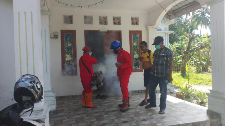 Puskesmas Alai Lakukan Fogging di Desa Alai untuk Cegah Penyebaran DBD