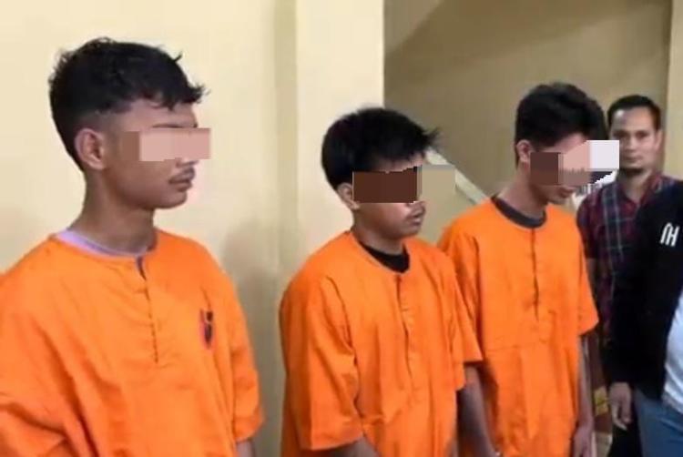 Curanmor Modus Gandakan Kunci di Pekanbaru, Tiga Pelaku Ditangkap Polisi