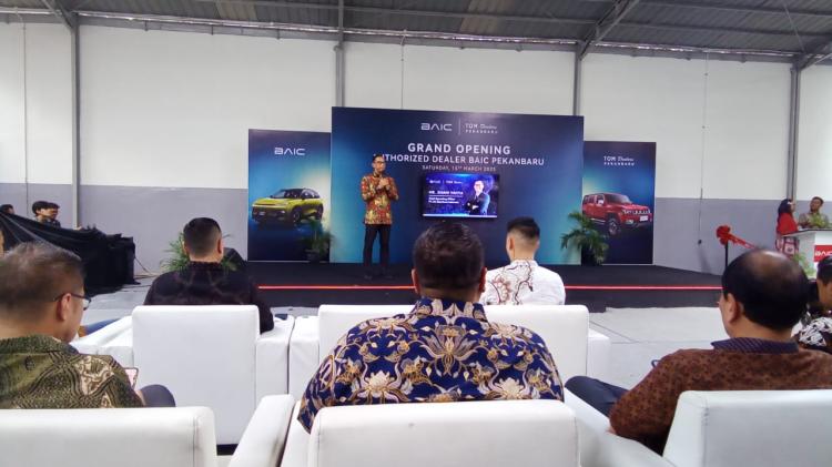 Perluas Jaringan di Indonesia, BAIC Resmikan Dealer di Pekanbaru
