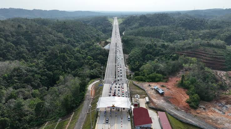 Masuk Hari Raya ke-3 Arus Balik Kendaraan Belum Terlihat di Tol Pekanbaru-XIII Koto Kampar