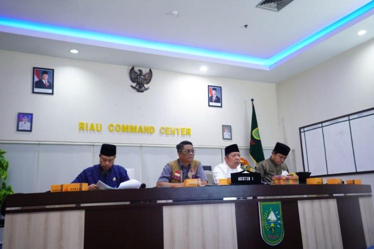 Pemprov Riau dan Kemenko Polkam Matangkan Persiapan Apel Siaga Karhutla