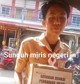 Donasi Pramuka, Aksi Spontan yang Menyambut Rencana Besar Dinas PUPR di Pulau Merbau