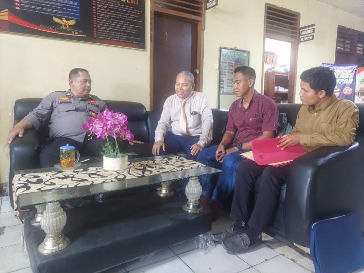 Pemgerusakan Jalan dan Penutupan Akses Oleh Tetangganya, 6 Warga Desa Kubang Jaya Buat Aduan ke Mapolsek Siak Hulu