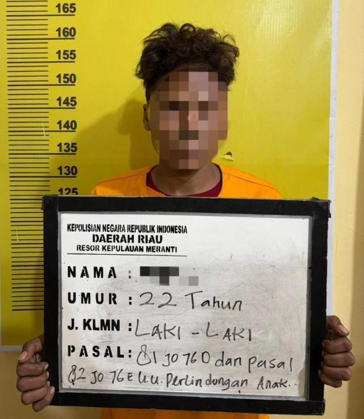 Pelaku Pencabulan Anak di Bawah Umur di Kepulauan Meranti Ditangkap Polisi
