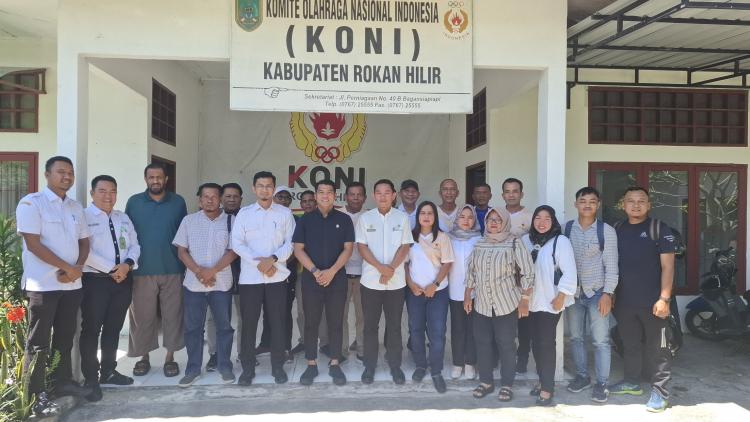Usai Sertijab, Pengurus KONI Rohil Gelar Rapat Perdana