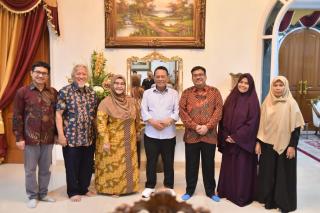 Ciptakan Rokan Hilir Maju dan Bermartabat, Bupati Bistamam Audiensi dengan Universitas Abdurrab