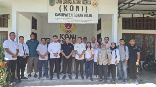 Usai Sertijab, Pengurus KONI Rohil Gelar Rapat Perdana