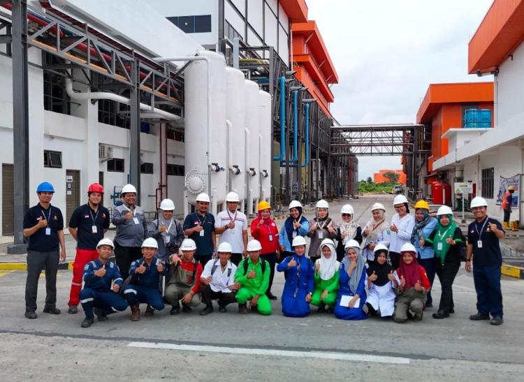 Dukung Pengenalan Dunia Industri ke Pendidikan, PT Agro Murni Terima Kunjungan Rombongan SMK Negeri 4 Dumai