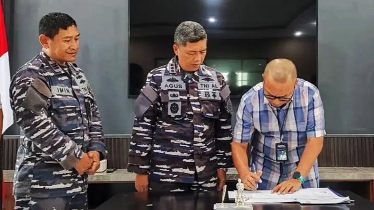 Kolaborasi Strategis: PLN UPT Pekanbaru dan LANAL Bintan Bersinergi Amankan SKLT 150 kV Batam–Bintan