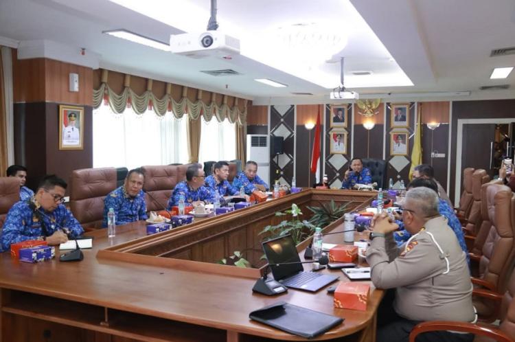 Wako Rakor Bersama Pemprov dan Polda Riau, Bahas Pembukaan Jalan Pintas di Depan MTQ Hingga HR Soebrantas