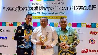 D’Sayur TPI dan Nafeesa Snack, UMKM Binaan BRK Syariah Raih Penghargaan Indonesia Creative Awards 2025