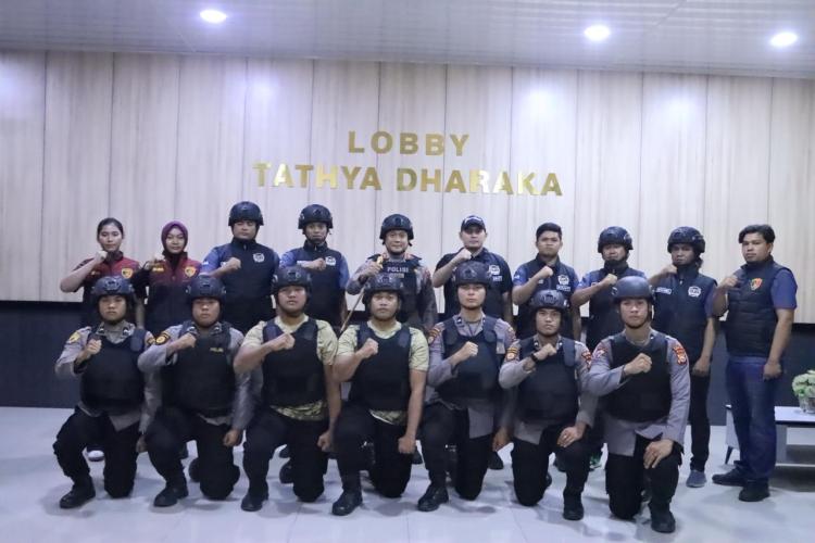 Kapolres Rokan Hilir Pimpin Langsung Tim RAGA Jaga Kondusifitas Kamtibmas