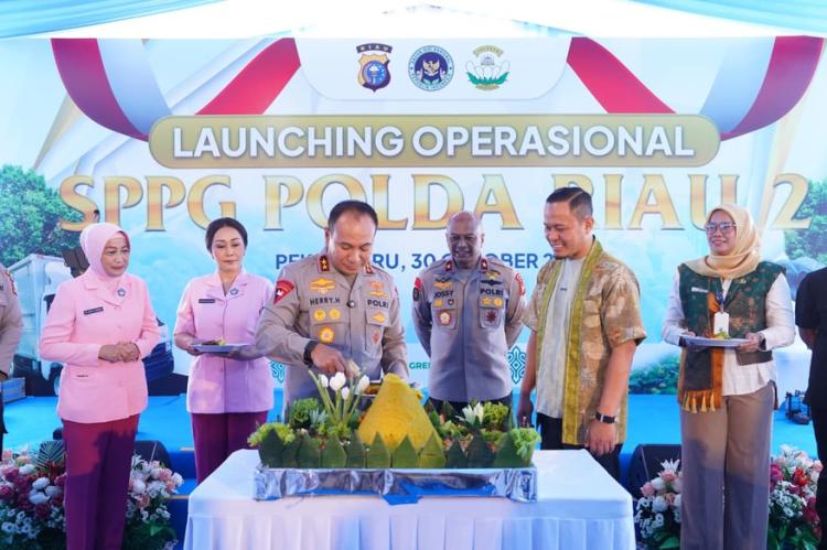 Wako Agung Nugroho Hadiri Launching Satuan Pelayanan Pemenuhan Gizi (SPPG) Polda Riau 2