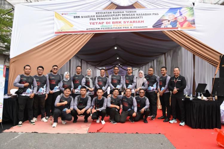 BRK Syariah Gelar Ramah Tamah Bersama Nasabah PNS Pra Pensiun dan Purnabakti di Bagansiapiapi