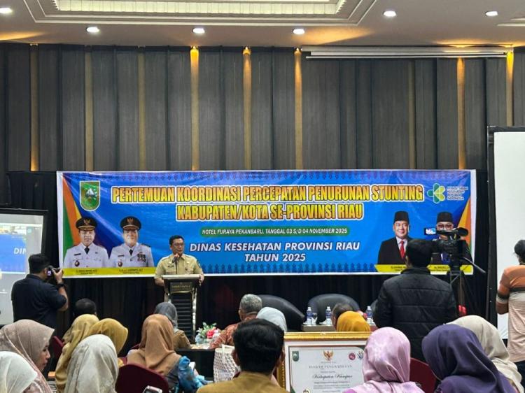 Pemprov Riau Dorong Kolaborasi Lintas Sektor Turunkan Angka Stunting