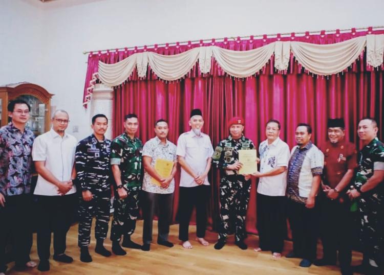 Koppasus Terima Hibah Tanah 245,5 Ha dari Junaidi Zhang untuk Pembangunan Markas 3 di Kota Dumai