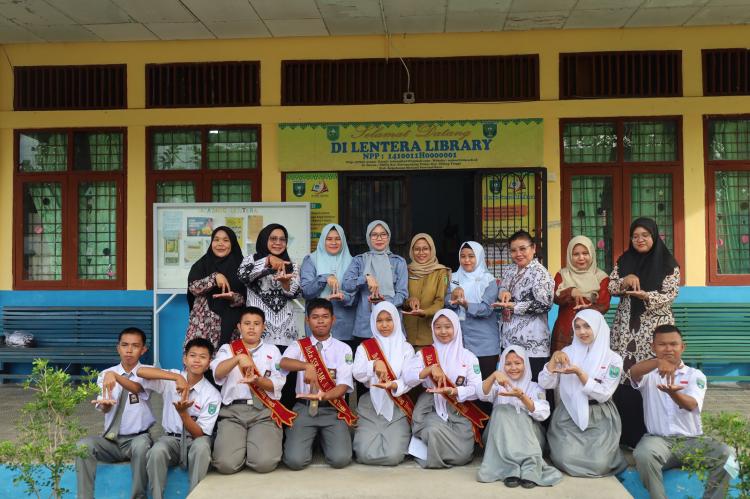 SMK Negeri 1 Tebing Tinggi Jalani Monev Sekolah Siaga Kependudukan oleh BKKBN Riau