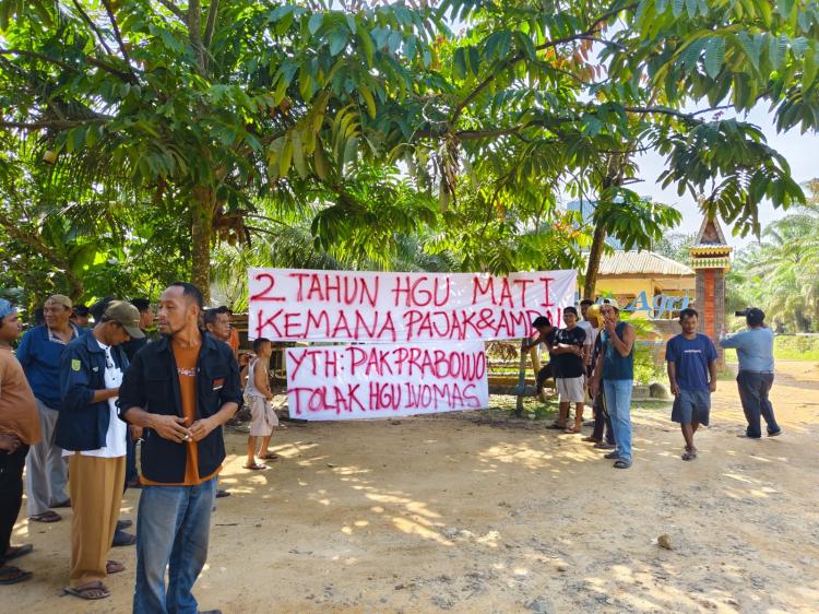 Masyarakat di Rohil Tolak Perpanjangan HGU PT Salim Ivomas Pratama, Klaim Sudah 2 Tahun Berakhir