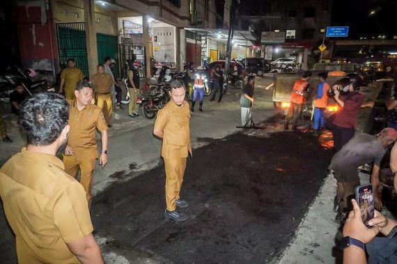 Pemkot Pekanbaru Gesa Overlay Jalan, Dua Pekan Kedepan Ditargetkan Tuntas