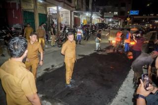 Pemkot Pekanbaru Gesa Overlay Jalan, Dua Pekan Kedepan Ditargetkan Tuntas