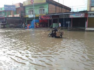 Sejumlah Rumah di Bangkinang Terdampak Banjir, Jalan Raya Juga Tergenang