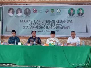 BRK Syariah Lakukan Edukasi dan Literasi Keuangan di Kampus STAI Ar Ridho Bersama OJK Provinsi Riau