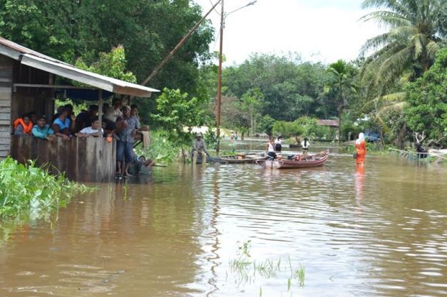 Box Culvert Dibuka, Aliran Air di Titik Rawan Banjir Pekanbaru Kembali Normal