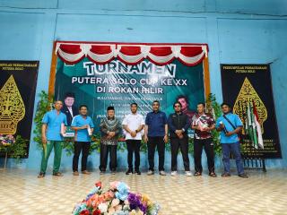 Ketua KONI Rohil Hadiri Pembukaan Putra Solo Cup ke-XX, Bulu Tangkis, Tenis Meja dan Catur Dipertandingkan