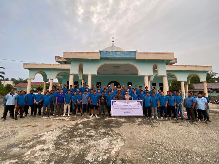 PKS PT Sahabat Sawit Rokan Sejahtera, Goro Bersihkan Masjid dan Mushola Sambut Ramadan 1447 H