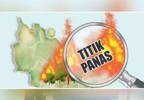 11 Titik Panas Membara di Riau, Rohil Terbanyak