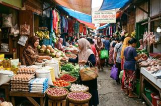 Jelang Lebaran, Pemerintah Pastikan Harga Sembako di Pasar Tradisional Riau Terkendali