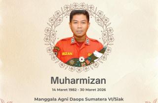 Pahlawan Karhutla Gugur: Muharmizan Meninggal Dunia Setelah Bertarung Lawan Api di Bengkalis