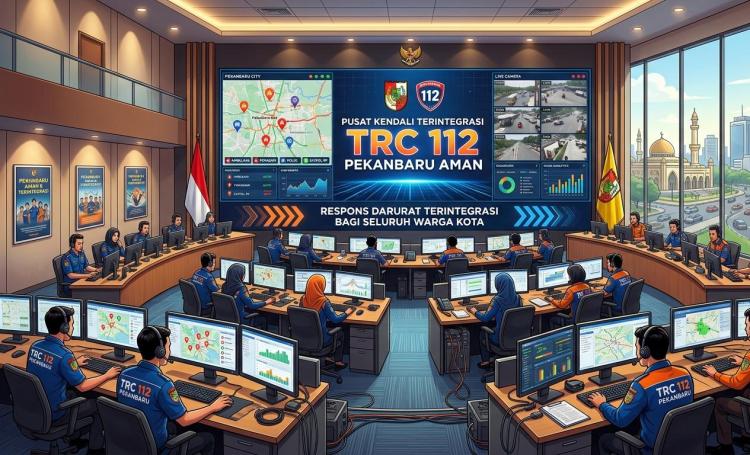 Cukup Tekan 112, Warga Pekanbaru Kini Punya Layanan Respons Cepat Terpadu 24 Jam