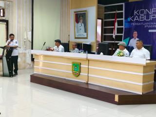Dibuka Sekretaris Dinas Kominfo Rohil, PWI Rokan Hilir Gelar Konferensi ke VIII