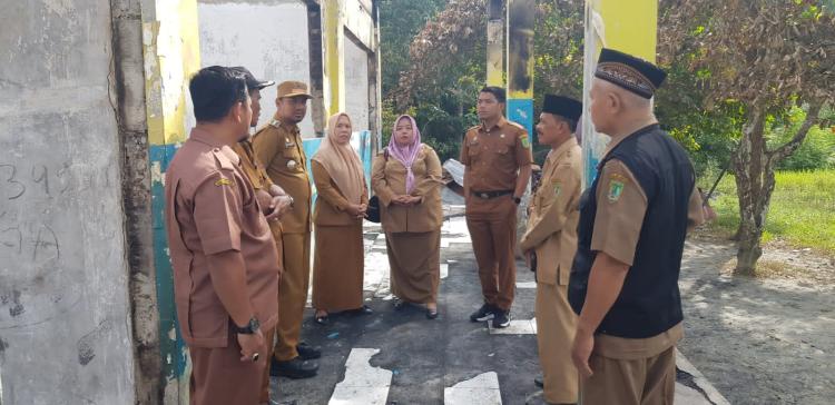 Pasca Kebakaran SDN 011 Basira, Disdik Rohil Bergerak Cepat: Kajian Konsultan Segera Dilakukan