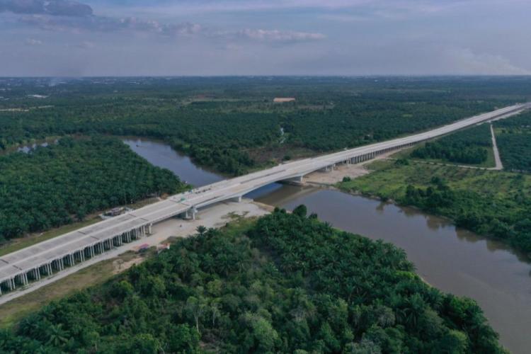 Terus Dikebut, Progres Pembangunan Tol Lingkar Pekanbaru Sudah Capai 76 Persen